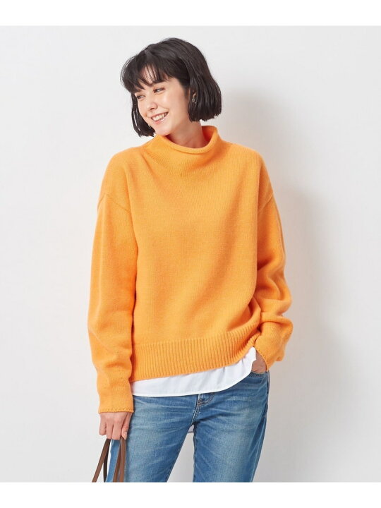 楽天市場】カシミヤブレンドバルキー ロールネックニット 23区 L 