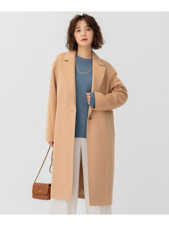 楽天市場】【CLASSY.1月号掲載】ウールカシミヤビーバー チェスター  