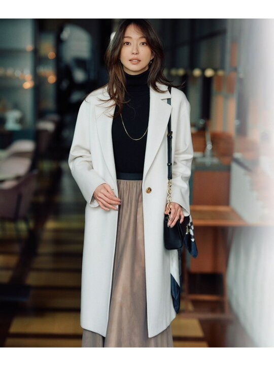 楽天市場】【CLASSY.1月号掲載】ウールカシミヤビーバー チェスター  