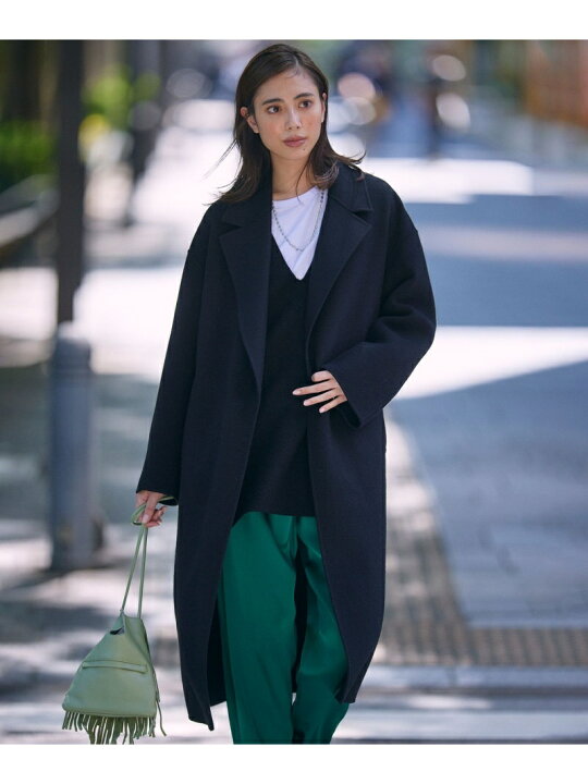 楽天市場】【otonaMUSE掲載】MANTECOリバー ロング コート 23区 