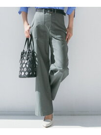 【SALE／20%OFF】【洗える】スラブツイルストレッチ ワイド パンツ 23区 L ニジュウサンク パンツ その他のパンツ カーキグリーン ネイビー ベージュ ホワイト レッド【RBA_E】【送料無料】[Rakuten Fashion]