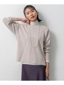 【SALE／40%OFF】【洗える】ヴィスコースストレッチ ミラノリブ ニット 23区 S ニジュウサンク トップス ニット ホワイト ベージュ グリーン オレンジ ブラック【RBA_E】【送料無料】[Rakuten Fashion]