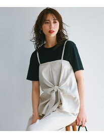 【SALE／20%OFF】【洗える】リネンレーヨンストレッチ キャミソール ブラウス 23区 L ニジュウサンク トップス シャツ・ブラウス ブラック ベージュ【RBA_E】【送料無料】[Rakuten Fashion]
