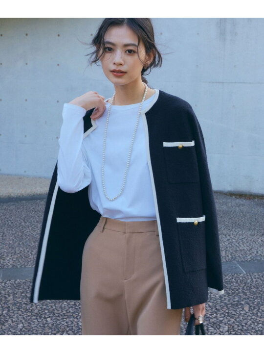 楽天市場】【SALE／30%OFF】【杏さん着用】ミニブークレ ニット 