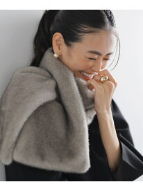 フェイクファー ティペット 23区 ニジュウサンク ファッション雑貨 マフラー・ストール・ネックウォーマー ブラウン ベージュ グレー【送料無料】[Rakuten Fashion]