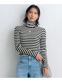 【Oggi1月号/CLASSY.11月号掲載】ウーステッドウール リブタートルネック ニット 23区 ニジュウサンク トップス ニット ベージュ ブラック ホワイト ブラウン イエロー グレー【送料無料】[Rakuten Fashion]