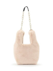 【SALE／30%OFF】フェイクファー チェーン バッグ 23区 ニジュウサンク バッグ トートバッグ グレー グリーン ホワイト【RBA_E】【送料無料】[Rakuten Fashion]