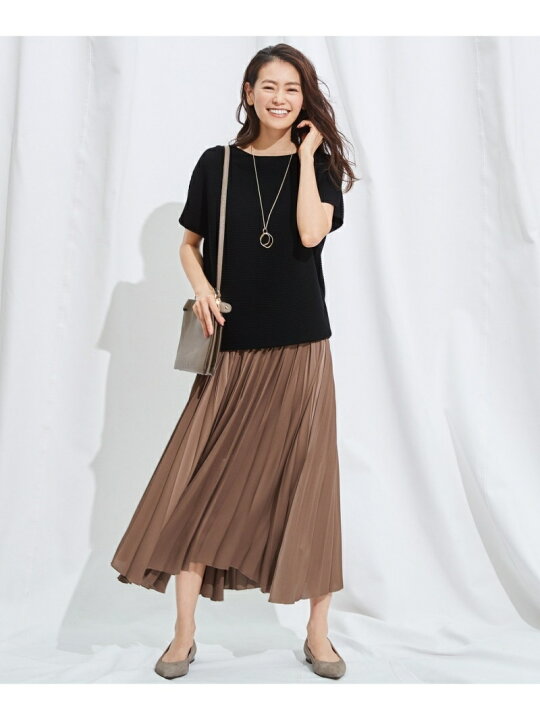 楽天市場】【SALE／50%OFF】【中村アンさん着用】サテンプリーツ  