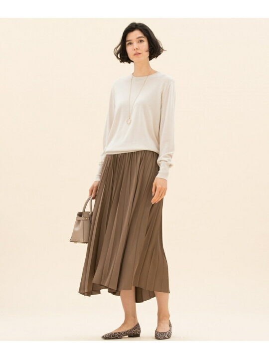 楽天市場】【SALE／50%OFF】【中村アンさん着用】サテンプリーツ 