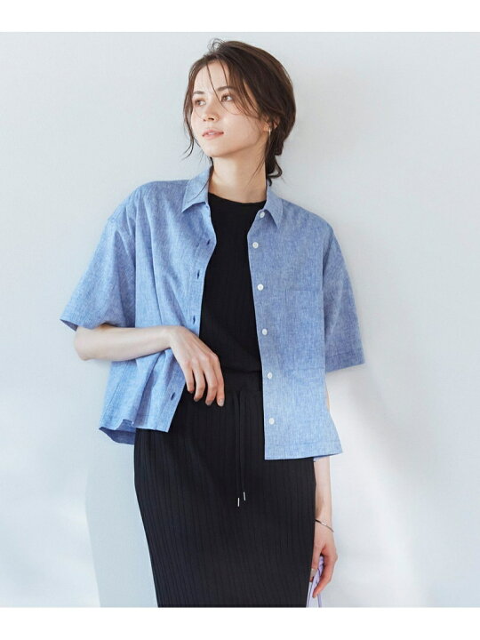 楽天市場】【SALE／20%OFF】【SLOW/洗える】リネンコットン 半袖 