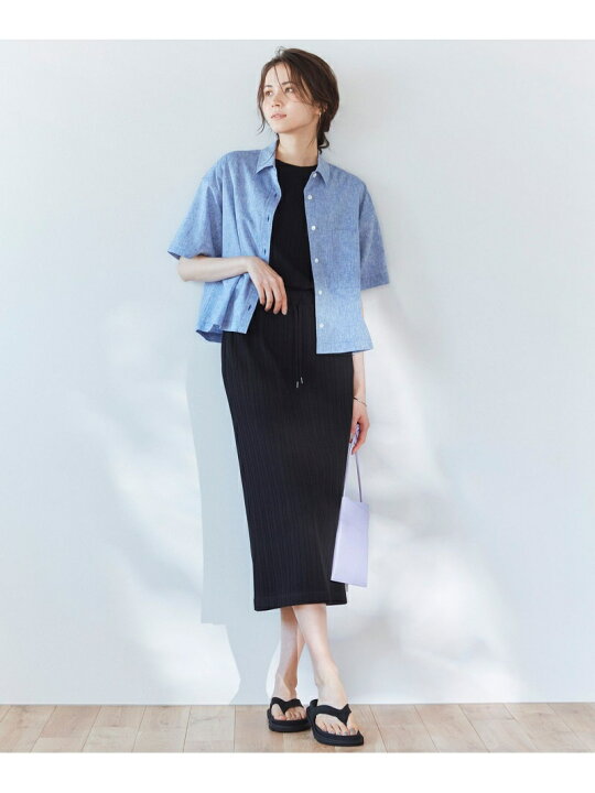楽天市場】【SALE／20%OFF】【SLOW/洗える】リネンコットン 半袖 