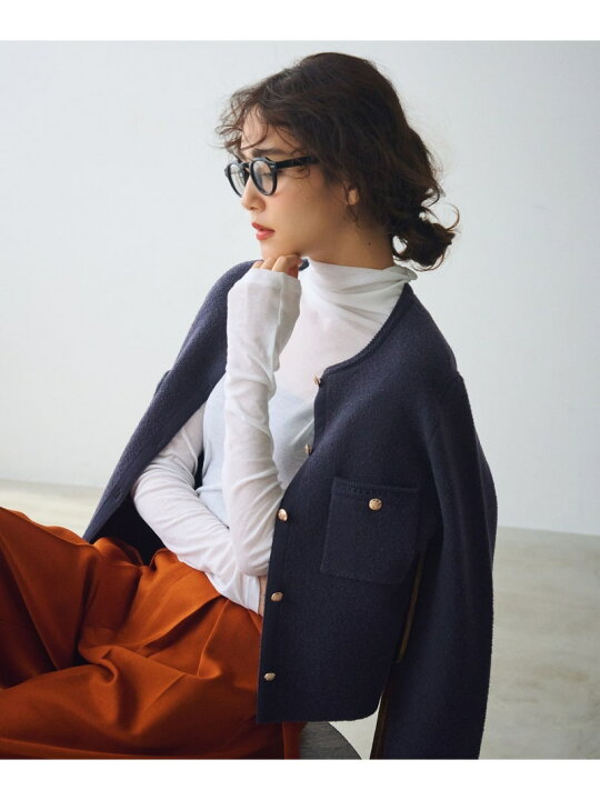 楽天市場】【SALE／40%OFF】【杏さん着用/洗える】ミニブークレニット 