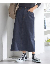 【洗える】23区DENIM ストレッチデニム スカート 23区 ニジュウサンク スカート その他のスカート ブルー ネイビー【送料無料】[Rakuten Fashion]