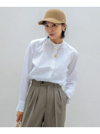 【洗える】CANCLINI バンドカラー シャツ 23区 S ニジュウサンク トップス シャツ・ブラウス ホワイト ピンク イエロー ブルー【送料無料】[Rakuten Fashion]