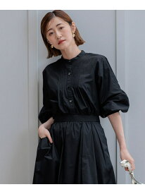 【SALE／40%OFF】ナイロンコットンポプリン ボリュームスリーブ ブラウス 23区 L ニジュウサンク トップス シャツ・ブラウス ブラック ベージュ ブラウン イエロー【RBA_E】【送料無料】[Rakuten Fashion]