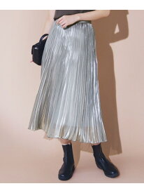 【SALE／50%OFF】シャイニー プリーツスカート 23区 ニジュウサンク スカート その他のスカート ゴールド シルバー【RBA_E】【送料無料】[Rakuten Fashion]