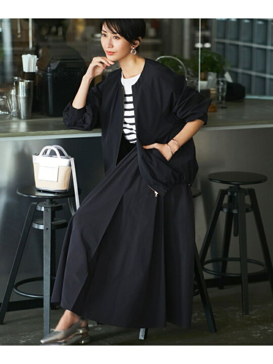 楽天市場】【SALE／20%OFF】ナイロン2WAYストレッチ ノーカラー 