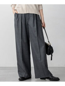 【セットアップ対応】TWサキソニー タックワイド パンツ 23区 ニジュウサンク パンツ その他のパンツ グレー ネイビー【送料無料】[Rakuten Fashion]