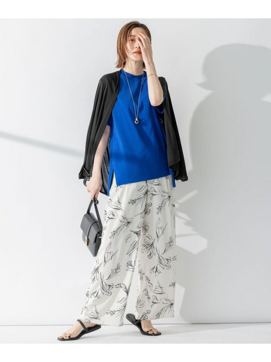 楽天市場】【SALE／30%OFF】【洗える】ラインフラワープリント ワイド  