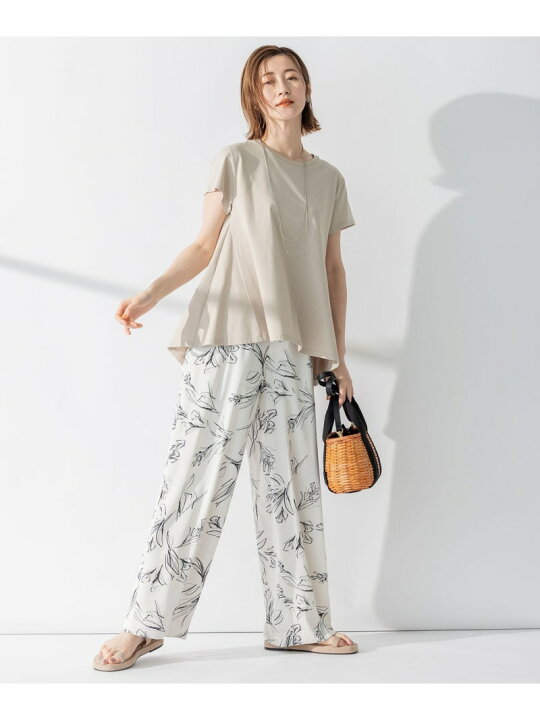 楽天市場】【SALE／30%OFF】【洗える】ラインフラワープリント ワイド  