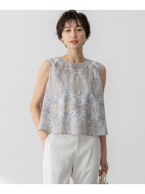 【SALE／30%OFF】【洗える】Ratti ドローイング ペイズリー プリント ブラウス 23区 L ニジュウサンク トップス シャツ・ブラウス ブラック ベージュ【RBA_E】【送料無料】[Rakuten Fashion]