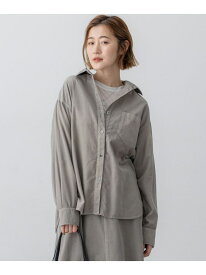 【見上愛さん着用/Oggi11月号掲載】コットン コーデュロイ シャツ 23区 ニジュウサンク トップス シャツ・ブラウス ピンク ホワイト【送料無料】[Rakuten Fashion]