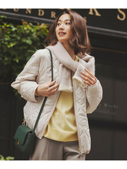 楽天市場】【洗える】中綿キルティング ショート ブルゾン 23区 L 
