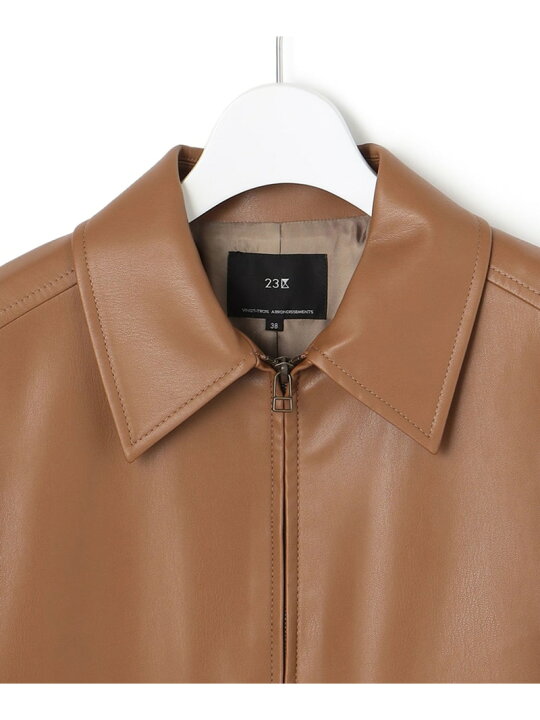 楽天市場】【SALE／50%OFF】エコレザー ジャケット 23区 S ニジュウ 