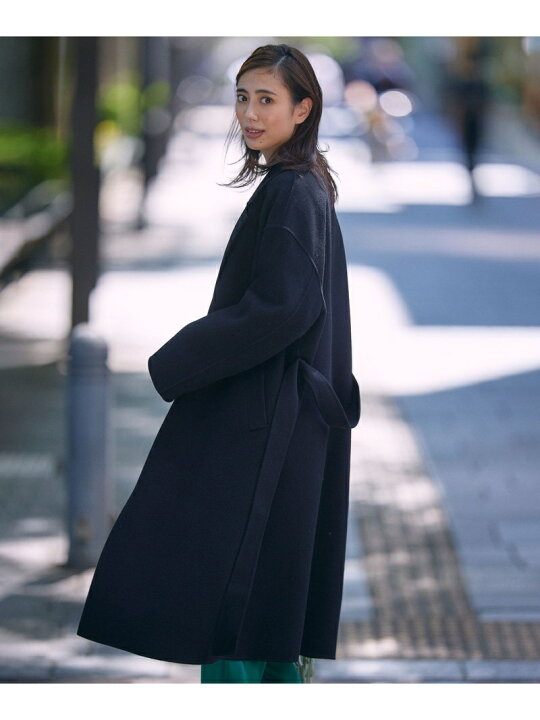 楽天市場】【otonaMUSE掲載】MANTECOリバー ロング コート 23区 S  