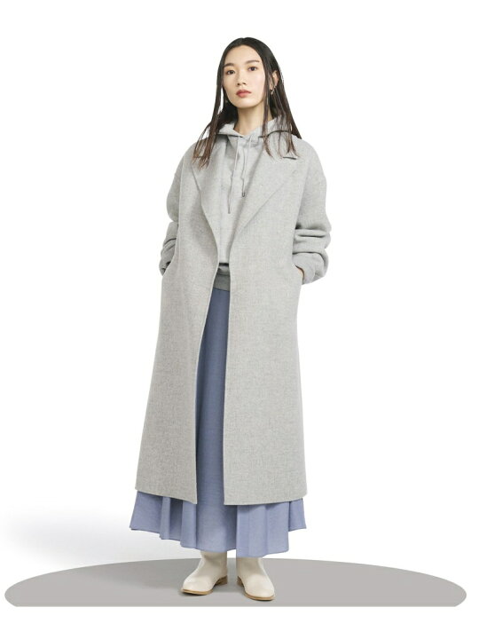 楽天市場】【otonaMUSE掲載】MANTECOリバー ロング コート 23区 S 