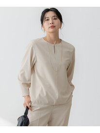 【SALE／40%OFF】【洗える】2WAYストレッチツイル ブラウス 23区 ニジュウサンク トップス シャツ・ブラウス ブラック ベージュ ネイビー【RBA_E】【送料無料】[Rakuten Fashion]