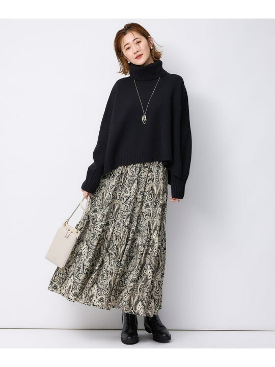 楽天市場】【杏さん着用/洗える】フレンチペイズリーデシン ティアード  