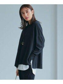 【WEB限定カラーあり/洗える】ウーステッドウール ビッグシルエット ニット 23区 S ニジュウサンク トップス ニット ブルー グレー グリーン ブラック ネイビー イエロー オレンジ ブラウン【送料無料】[Rakuten Fashion]