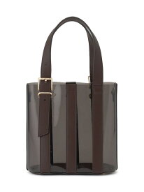 【Oggi8月号掲載】クリア ミニ ショルダーバッグ 23区 ニジュウサンク バッグ ショルダーバッグ ブラック【送料無料】[Rakuten Fashion]