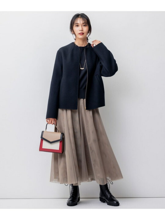 楽天市場】【SALE／30%OFF】ウールリバー ショート ブルゾン 23区 