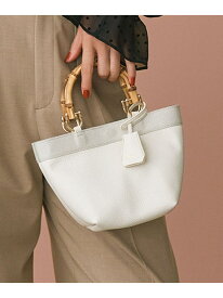 【SALE／30%OFF】バンブーハンドル ミニ ショルダーバッグ 23区 ニジュウサンク バッグ ショルダーバッグ ホワイト ブラック グレー【RBA_E】【送料無料】[Rakuten Fashion]