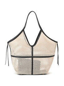 【Oggi7月号掲載】メッシュ トートバッグ 23区 ニジュウサンク バッグ トートバッグ ブラック【送料無料】[Rakuten Fashion]