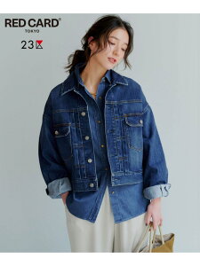 �yOggi3�����f��/RED CARD TOKYO×23��z�V���[�g�� �f�j�� �W���P�b�g 23�� �j�W���E�T���N �W���P�b�g�E�A�E�^�[ �f�j���W���P�b�g �u���[ ���b�h�y���������z[Rakuten Fashion]