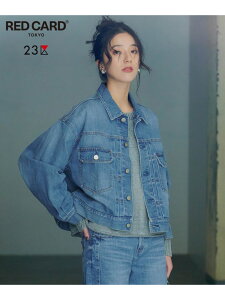 �yOggi3�����f��/RED CARD TOKYO×23��z�V���[�g�� �f�j�� �W���P�b�g 23�� �j�W���E�T���N �W���P�b�g�E�A�E�^�[ �f�j���W���P�b�g �u���[ ���b�h�y���������z[Rakuten Fashion]