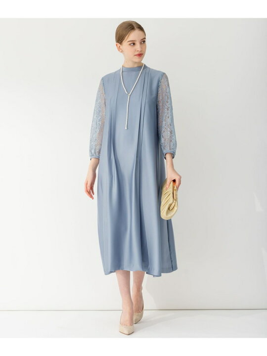 楽天市場】【APPLAUDIR】ノーブルサテン レースコンビドレス 23区  