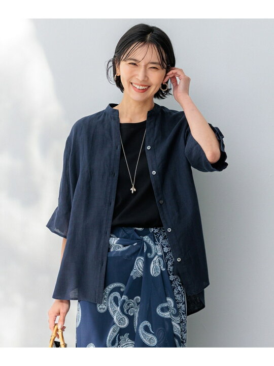 楽天市場】【SALE／20%OFF】【洗える】LIBECOリネン デザインスリーブ 