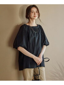 【SALE／20%OFF】【SLOW/一部店舗限定】コットンローンウェーブ ブラウス 23区 S ニジュウサンク トップス シャツ・ブラウス ホワイト ブラウン ブラック【RBA_E】【送料無料】[Rakuten Fashion]