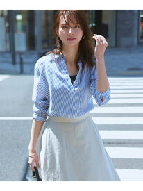 【CLASSY. 9月号掲載/WEB限定カラーあり】LIBECO ベーシック シャツ 23区 S ニジュウサンク トップス シャツ・ブラウス ブルー ホワイト ベージュ ブラウン イエロー ネイビー【送料無料】[Rakuten Fashion]