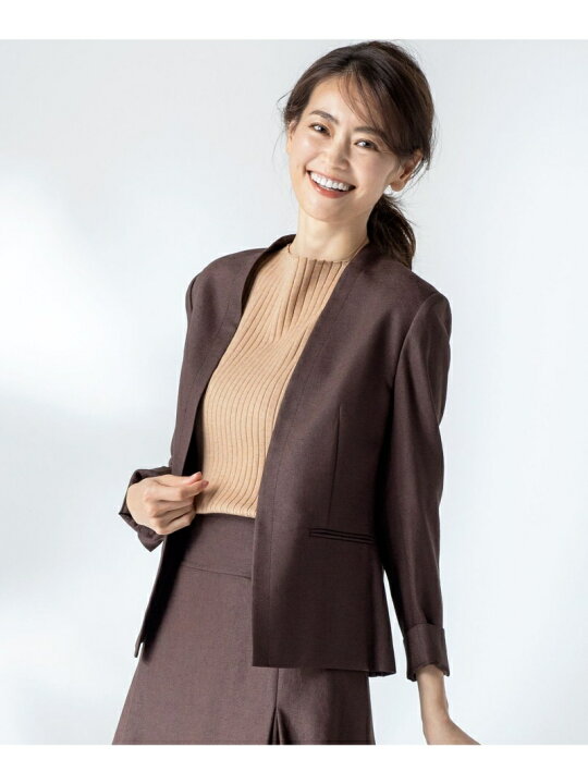 楽天市場】【SALE／50%OFF】【洗える】プレンウェーブ ノーカラー 