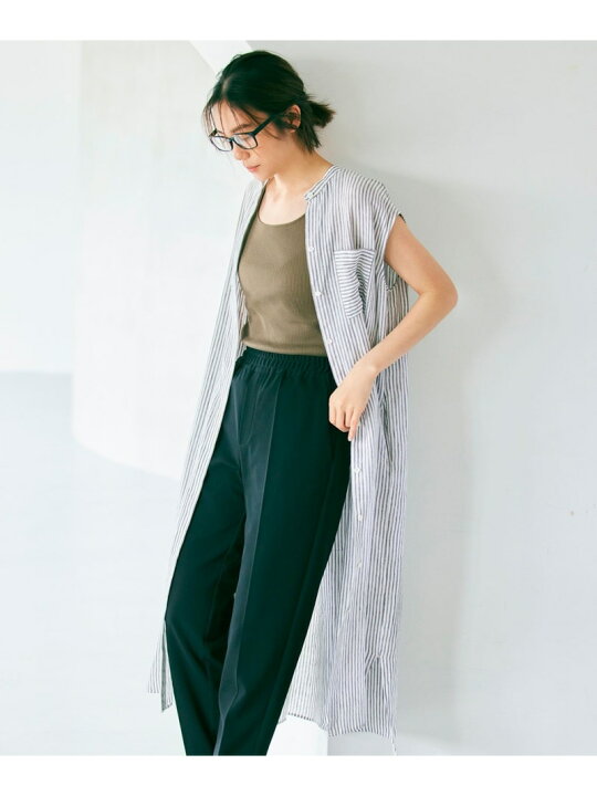 楽天市場】【SALE／40%OFF】【洗える】LIBECO ノースリーブ シャツ 