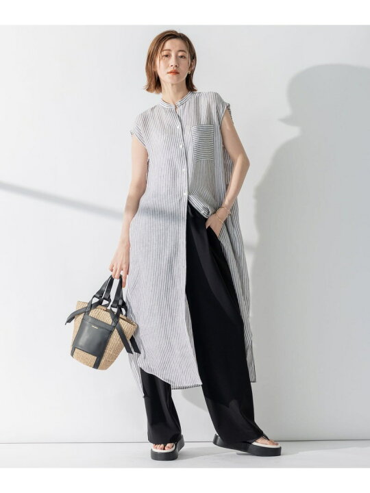 楽天市場】【SALE／40%OFF】【洗える】LIBECO ノースリーブ シャツ  