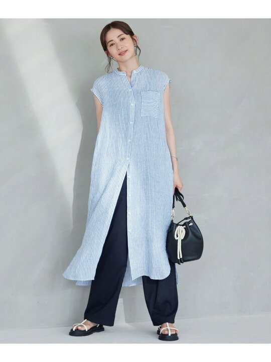 楽天市場】【SALE／40%OFF】【洗える】LIBECO ノースリーブ シャツ  