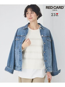 �y������K�q���񒅗p/RED CARD TOKYO×23��z�I�[�o�[�T�C�Y �f�j�� �W���P�b�g 23�� L �j�W���E�T���N �W���P�b�g�E�A�E�^�[ �f�j���W���P�b�g ���b�h �O���[ �u���[ �l�C�r�[�y���������z[Rakute