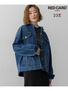 �y������K�q���񒅗p/RED CARD TOKYO×23��z�I�[�o�[�T�C�Y �f�j�� �W���P�b�g 23�� S �j�W���E�T���N �W���P�b�g�E�A�E�^�[ �f�j���W���P�b�g ���b�h �l�C�r�[ �u���[ �O���[�y���������z[Rakute