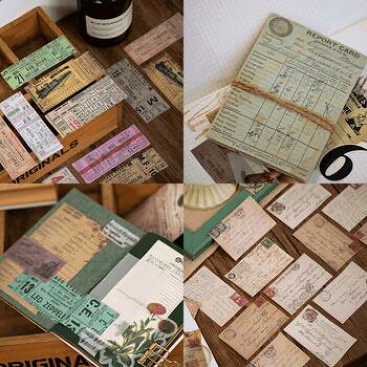 楽天市場 送料無料 レトロ素材 コラージュ 海外チケット 素材紙 アンティーク ペーパー 伝票 ヴィンテージ 紙素材 おしゃれ ビンテージ 切符 チケット 24 Target